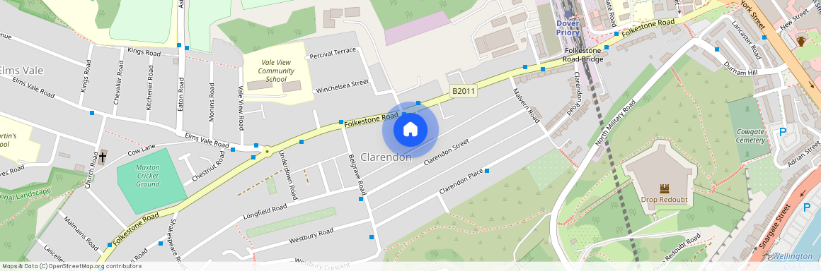 Folkestone Road, Dover, CT17