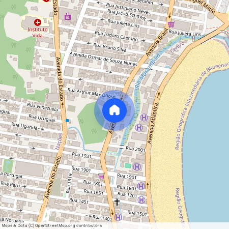 Avenida Brasil, 180, Bairro dos Pioneiros, Balneário Camboriú, Santa Catarina, 88330040