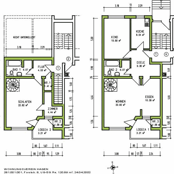 Große Maisonette-Wohnung - Foto 2