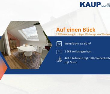 Charmante Dachgeschosswohnung in ruhiger Wohnlage von Wiedenbrück - Photo 1