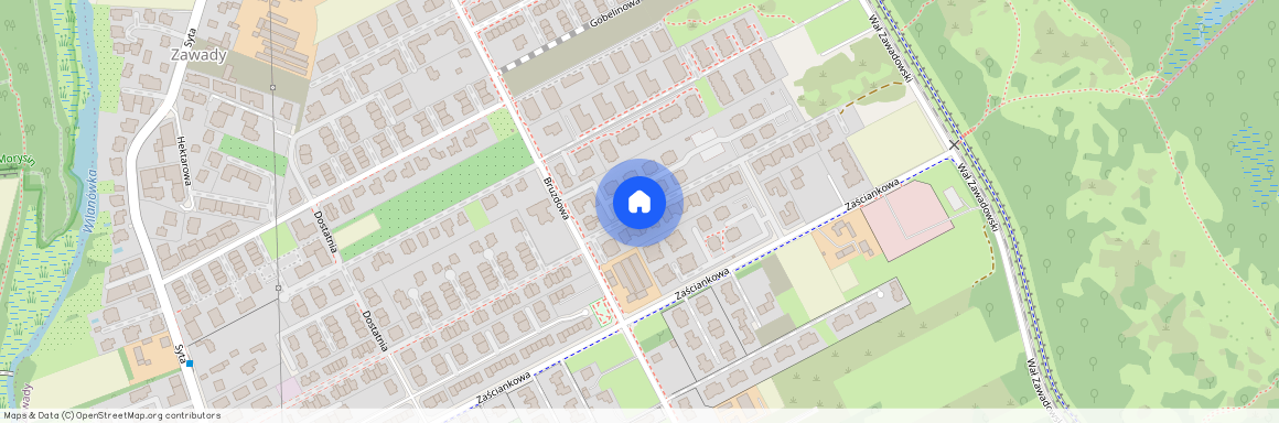 M., Bruzdowa, Wilanów, Zawady, Warszawa