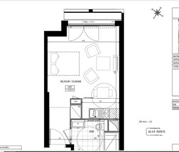 location Appartement T1 DE 29.38m² À VANVES - Photo 1