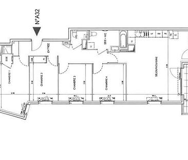 Location appartement 5 pièces de 100m² - Photo 1