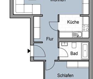 Schöner wohnen, 2-Zimmer mit EBK! - Foto 4