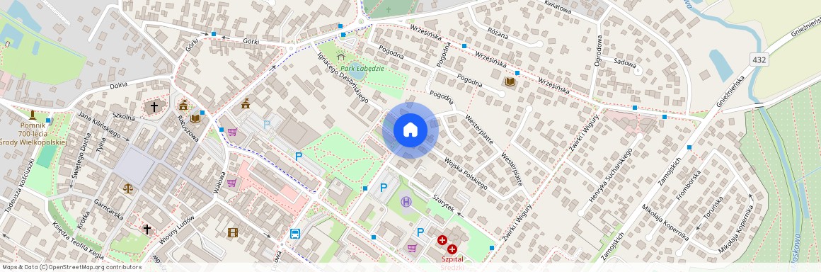 ul. Westerplatte, Środa Wielkopolska, Środa Wielkopolska, średzki, wielkopolskie