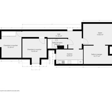 Appartement entièrement rénové 2 chambres +cave + grenier - Photo 3