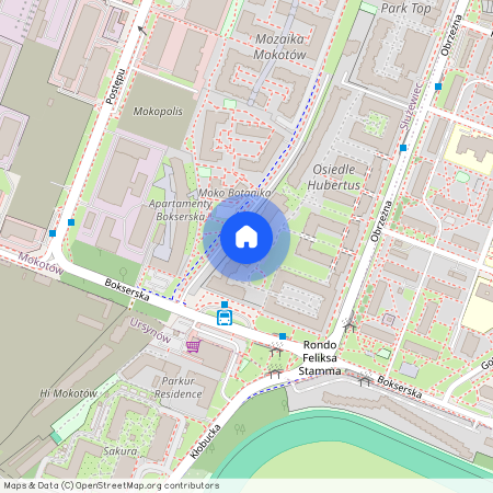 Warszawa, Mokotów, Służewiec, Obrzeżna
