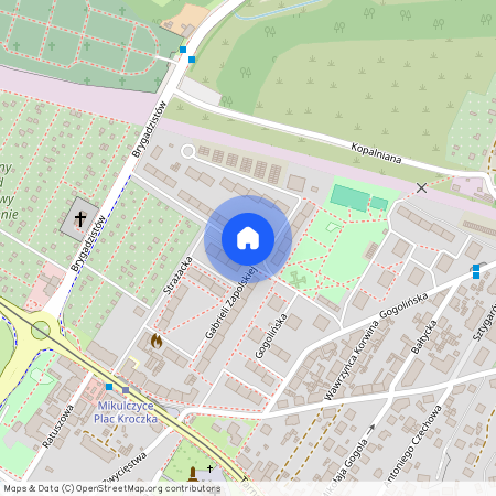 ul. Gabrieli Zapolskiej, Mikulczyce, Zabrze, śląskie