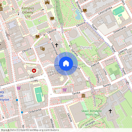 ul. Juliana Bartoszewicza, Śródmieście Północne, Śródmieście, Warszawa, mazowieckie