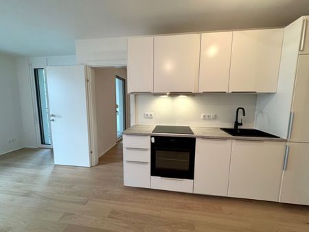 2-Zimmer-Erstbezug mit Loggia und Gartenblick – Toplage bei U1 Kagraner Platz / Alte Donau - Photo 2