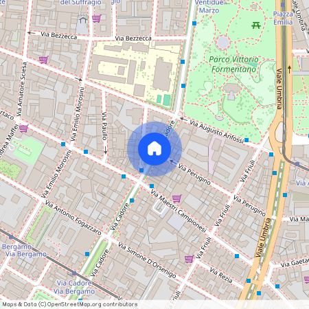 Via Cadore, Milan, Lombardy 20135