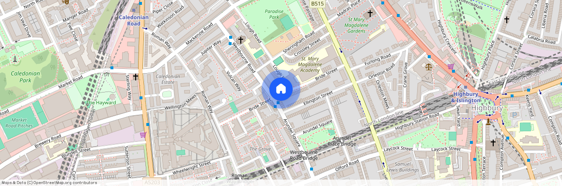 Bride Street, Islington, London, N7