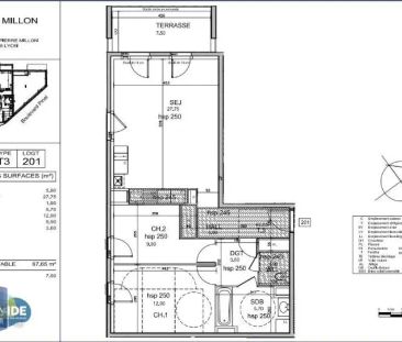 Appartement à louer 3 pièces 67.7m² - Photo 5