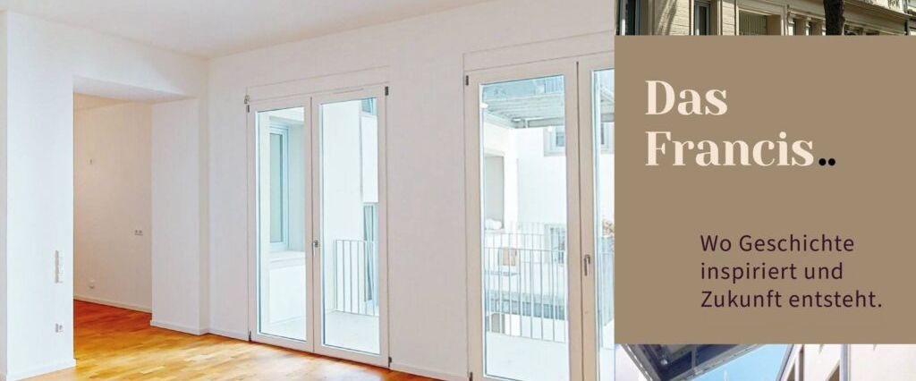 Entdecke das Francis! Exklusive Studio-Wohnung mit viel Raum für Ihre Ideen - Foto 1