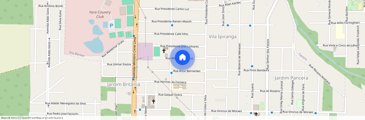Rua Washington Luiz, 308, Jardim Pancera, Toledo, Paraná, 85902340