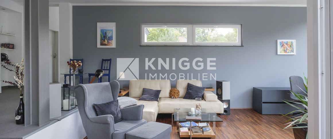 +++ 3439 - Architekten-Penthouse in begehrter Villenlage von GL-Hebborn +++ - Photo 1