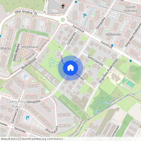 ul. Olimpijska, Orunia Górna - Gdańsk Południe, Gdańsk, pomorskie