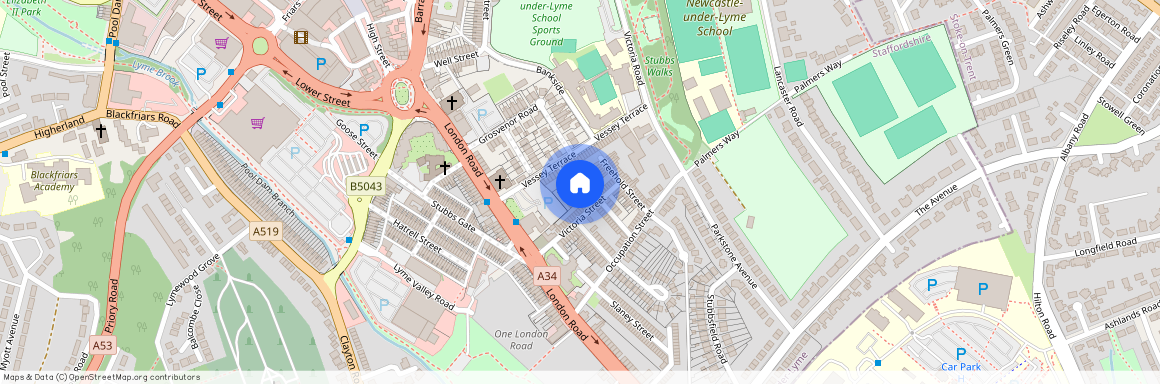 Webster Street, Newcastle, Staffordshire, ST5