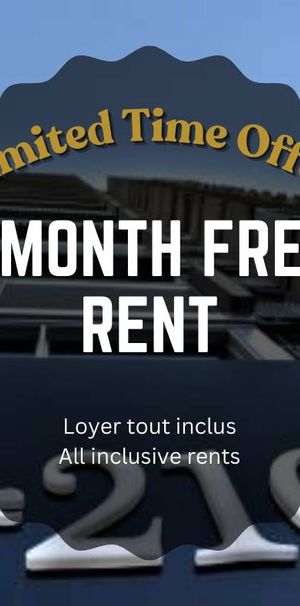 1 Bedroom - 2100 Boulevard De Maisonneuve West, Montréal - Photo 1