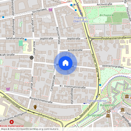 Wielandstraße, 90419 Nürnberg (Mittelfr) - Mitte