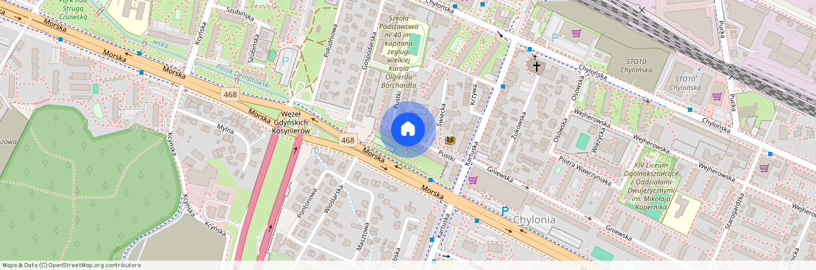 ul. Kalinowa, Pustki Cisowskie, Gdynia, pomorskie