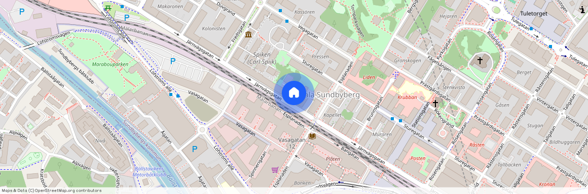 Centrala Sundbyberg, Stockholm, Järnvägsgatan 46