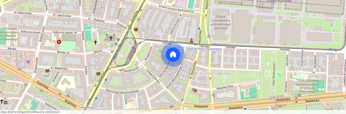 ul. Maurycego Mochnackiego, Stara Ochota, Ochota, Warszawa, mazowieckie