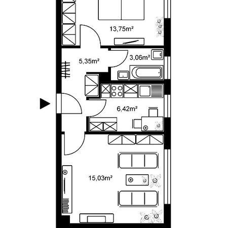 Wohnen in Eschersheim: 2-Zimmer Wohnung in ruhiger/ Zentraler Lage - Photo 4