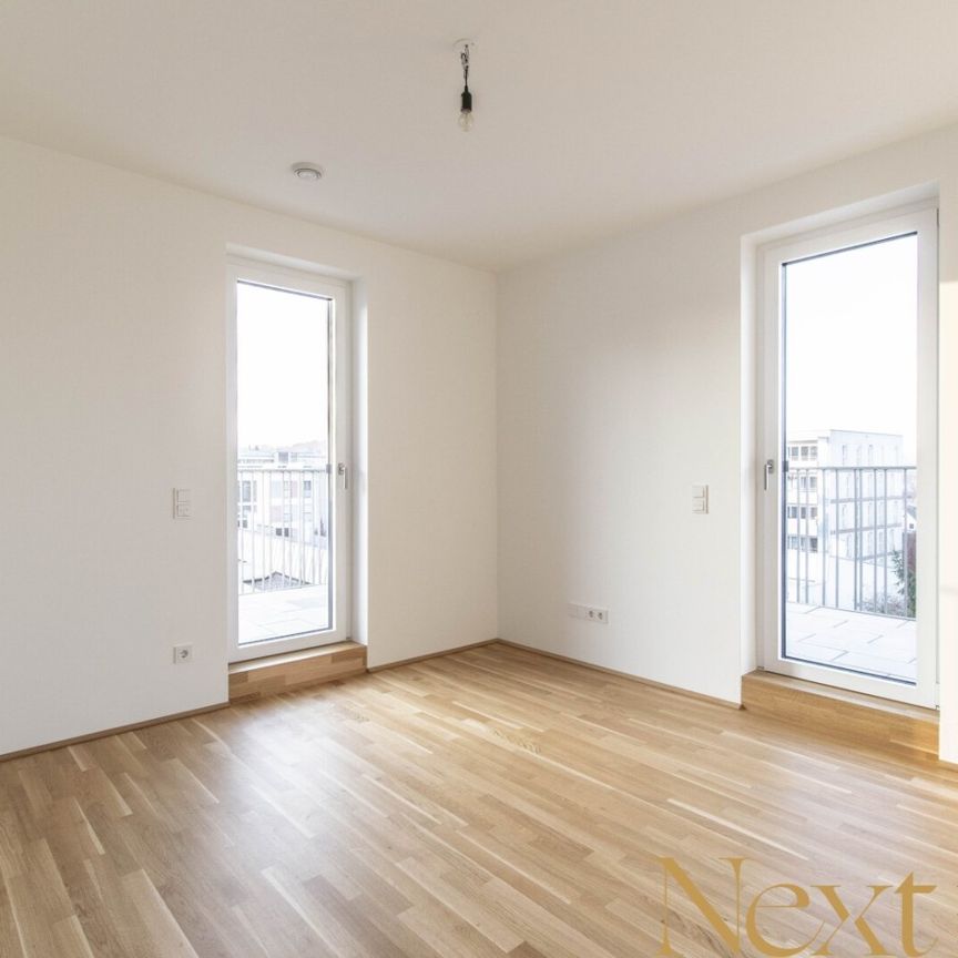 Bhome! Exklusive, klimatisierte 3-Zimmer-Wohnung mit ca. 60m² großer Westterrasse zu vermieten! - Photo 1