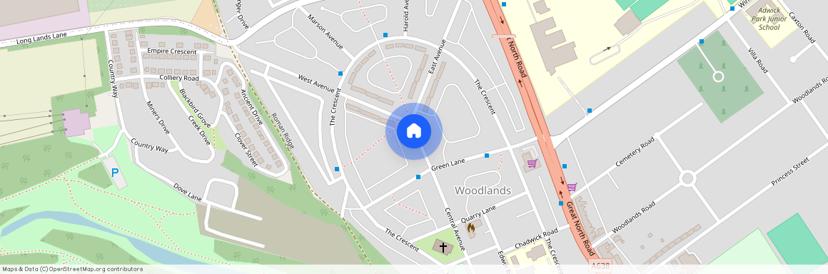 Central Avenue, Woodlands, Doncaster