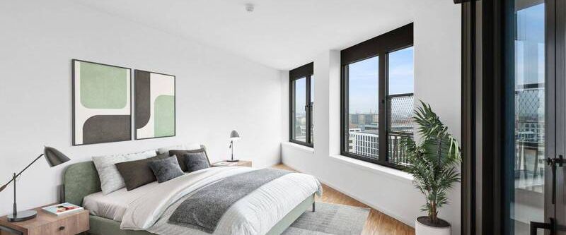 Spring Tower Vibes - Helles 2-Zimmer-Apartment mit Loggia mitten in der EuropaCity - Foto 1