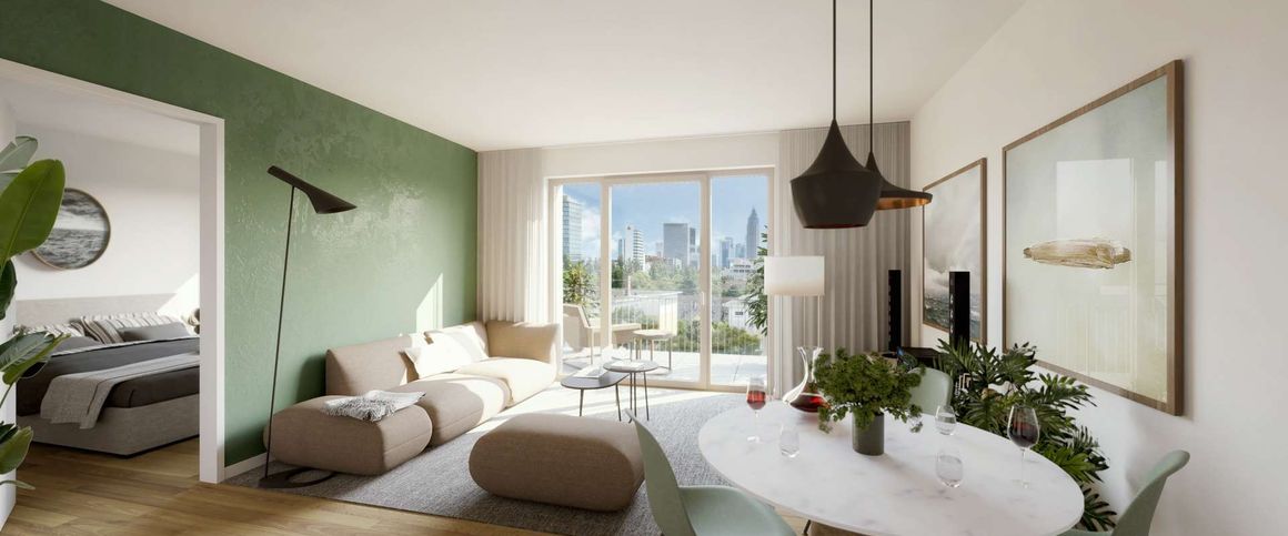 Moderne 3-Zimmer-Wohnung mit großer Loggia und viel Licht - Foto 1