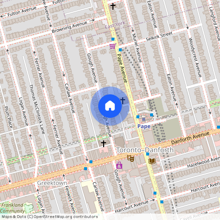 105A Gough Avenue Unit# Lower, Toronto