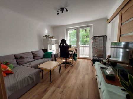 2 pokoje z balkonem z widokiem na zieleń 38 m² - Zdjęcie 2