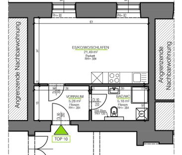 Singlewohnung in zentraler Lage - Provisionsfrei! - Foto 3