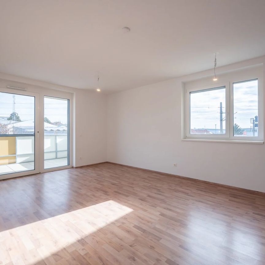Go2Eisenstadt! Freundliche, helle 2 Zimmer Erstbezugswohnung + Balkon + Parkplätze - Foto 1