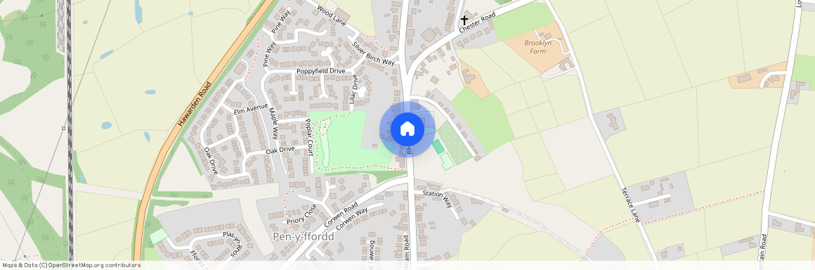 Hawarden Road, CH4, Caer