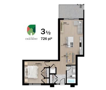 3½ neuf à louer, 1er février, Bellefeuille, Saint-Jérôme - Photo 4