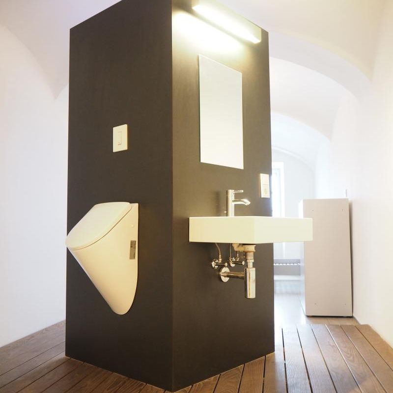 Wohnatelier in Ottensheim Zentrum, direkt an der Donaupromenade! 82 m² WNFL, Küche inkl. Geräte möbliert! Inkl. Terrasse vorm Haus! - Foto 1