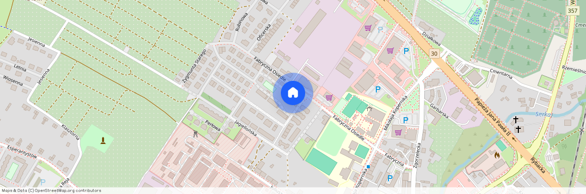 ul. Fabryczna Osiedle, Lubań, lubański, dolnośląskie