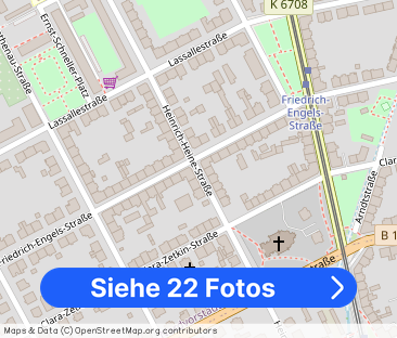 Schöne 3-R-Wohnung mit großem Balkon in der Heinrich-Heine-Straße 36 - Foto 1