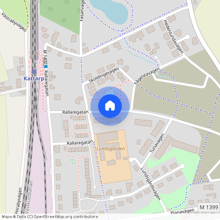 Himmelstalundsvägen, Kattarp