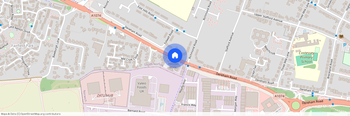 Dereham Road, New Costessey, Norwich, Norfolk, NR5