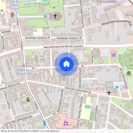 ul. Opolska, Centrum Południe, Zabrze, śląskie