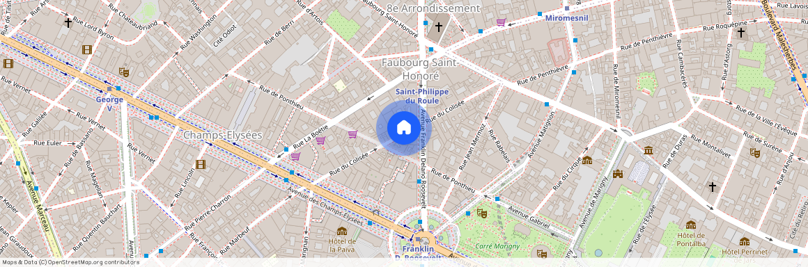 Rue du Colisée, 75008, Paris
