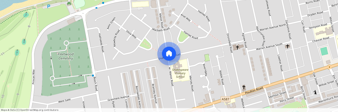 Shakespeare Road, Fleetwood, Lancashire