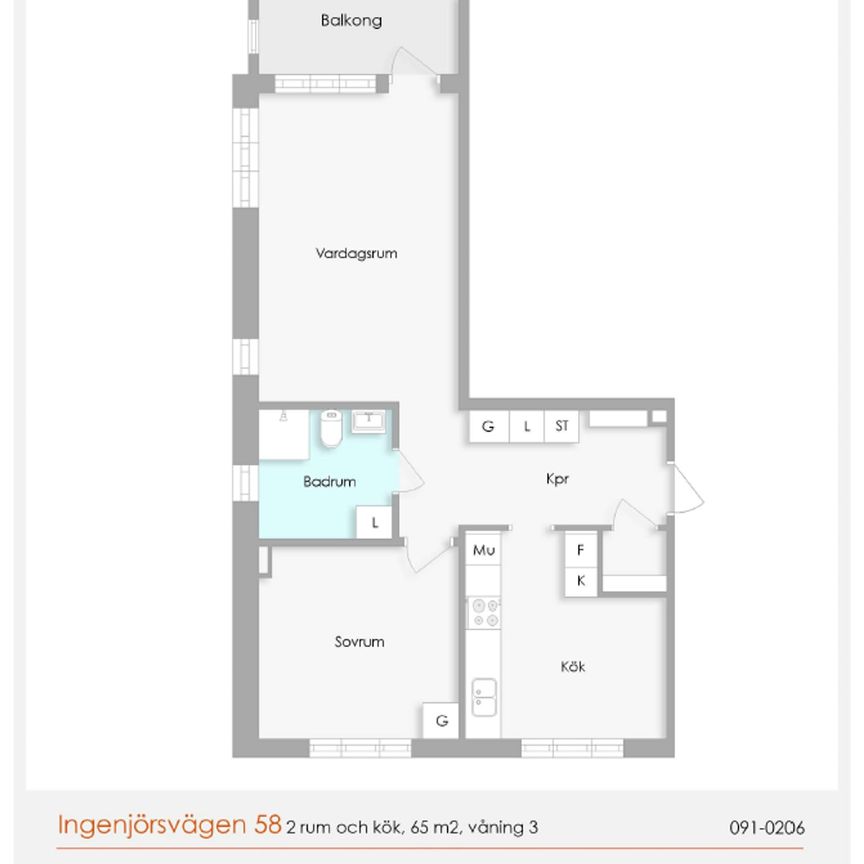 Ingenjörsvägen 58 1201 - Photo 1