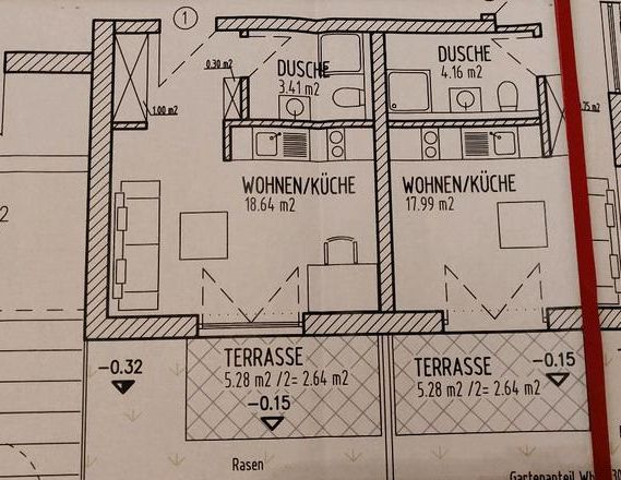 1-Zimmer Süd-Wohnung, Terrasse, Neubau, Erstbezug zu vermieten - Foto 1