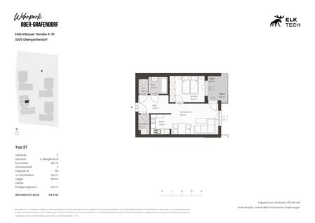 54,11qm 2Zi -O-Balkonwohnung Erstbezug, Ökologische Bauweise - Foto 5