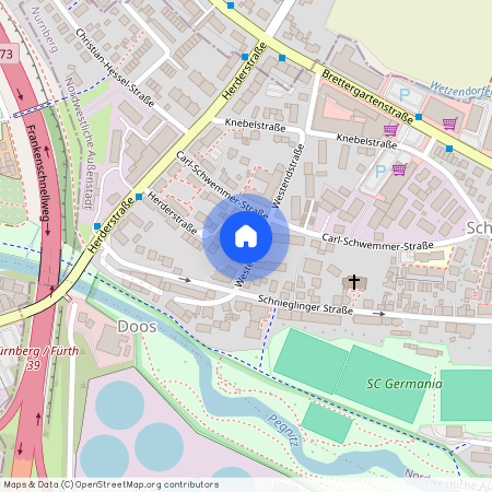 Westendstr. 9 Nürnberg, 90427 Nürnberg (Mittelfr) - Nordstadt